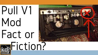 Blackface Fender Amp Mod - Pulling V1 for more Gain?!?!  Fact or Fiction