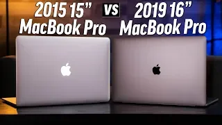 2015 15" vs 2019 16" MacBook Pro - Full Comparison!