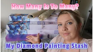 My Diamond Painting Stash, My Collection Of DP's......Falling Down A Rabbit Hole