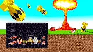 ¡BOMBA NUCLEAR VS BASE DE OBSIDIANA! ☢️😱 ¿SOBREVIVIREMOS A LA EXPLOSIÓN MÁS GRANDE DE MINECRAFT?