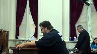 Erasmos Castro Dragustinovis Addresses the Brownsville City Commission~7/19/11