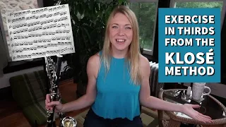 Finger Coordination with Klose Exercise in Thirds | Clarinets, Cats, & Coffee