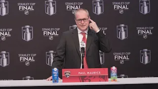 Paul Maurice, Panthers Postgame - Stanley Cup Final, Game 5: Vegas Golden Knights 9, Florida 3