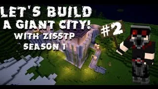 Minecraft Timelapse let's build: City mega build EP02 Completing the courtyard | ZissTP