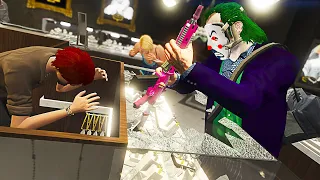 GTA 5 - Epic💰Robbing Biggest Jewelry Vangelico Store with Trevor n Michael!(Joker Heist Missions)