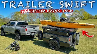 Building a Kayak Rack for My Homemade Camping Trailer AKA "Trailer Swift"