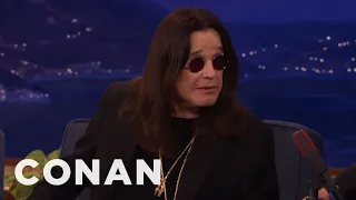 Ozzy Osbourne Accidentally Texted Robert Plant Looking For His Cat | CONAN on TBS