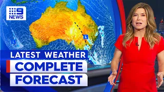 Australia Weather Update: Widespread showers and storms expected across the east | 9 News Australia