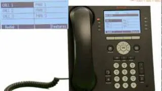 Navigation Keys and How to Transfer a Call on the Avaya 9608 Telephone