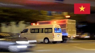 Ho Chi Minh City (Vietnam) Ambulance Responding Rapidly With [Lights & Siren]