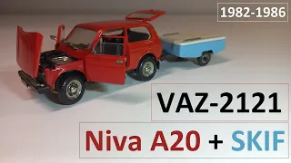 The best 1/43 scale model from the USSR: Overview of VAZ-2121 Niva A20