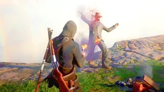 Red Dead Redemption 2 - Epic & Brutal Action Moments & Ragdolls Compilation #7