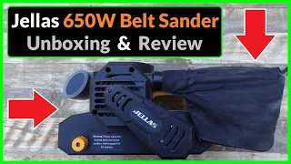 Jellas 650W Electric Belt Sander Unboxing & Review