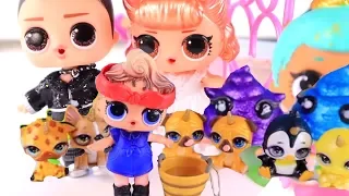 Куклы Лол Сюрприз! Радужные слаймы из колодца на Свадьбу Lol Surprise Dolls Мультик с игрушками