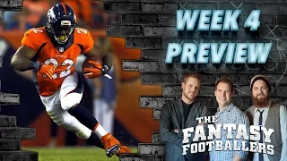 Week 4 Matchups, The Daily Dose, TNF Review Ep. #103 -  The Fantasy Footballers