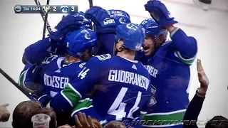 Brock Boeser Hat Trick Goal vs Penguins - HNIC Punjabi Call - Nov 4th, 2017 (HD)