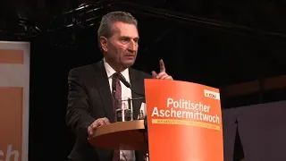 Oettinger beim Politischen Aschermittwoch der CDU | 06.04.2019