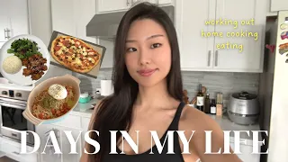 3 Days of workout, cooking, and eating at home | realistic diet vlog