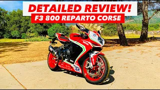 2020 MV Agusta F3 800 RC Review | Road Test | Exhaust Sound | Specs | Walkaround