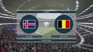 PES 2019 | Iceland vs Belgium - UEFA Nations League | Gunnarsson vs Hazard | Gameplay (PS4/Xbox One)