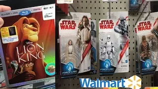 EPIC TOY HUNT FOR STAR WARS/WWE AT WALMART+LION KING ON BLU RAY DVD!!