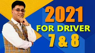 Numerology 2021 Prediction for Driver Number 7 & 8 I How will the year 2021 be for you I Arviend Sud