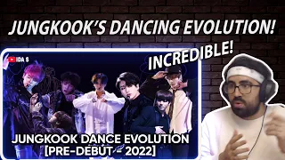 Incredible! - Jungkook dance evolution [Pre-Debut - 2022]  + 2 Instagram songs! | Reaction