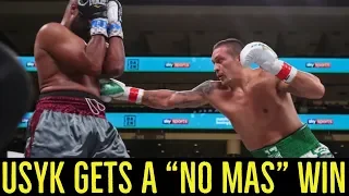 POSTFIGHT REVIEW: OLEKSANDR USYK GETS RETIREMENT STOPPAGE v CHAZZ WITHERSPOON