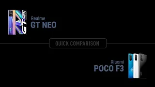 Realme GT Neo vs Xiaomi Poco F3