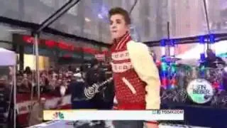 Justin Bieber Performing - Santa Claus Coming To Town - at The Today Show November 23.2011