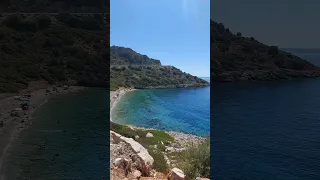 Kurubük Akvaryum koyu Mesudiye #kurubük #datça #muğla #shortsvideo #gezilecekyerler