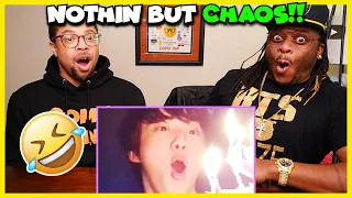 Nothin But CHAOS 🤣 bts clips to watch at 2am REACTION (MUST WATCH!!)