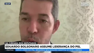 Eduardo Bolsonaro assume liderança do PSL