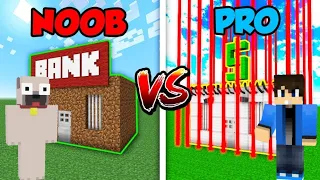 NOOB VS PRO VÉDETT VIDEÓS BANK A MINECRAFTBAN!