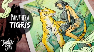 Panthera Tigris ♦ YTAC ♦ Spirit Animal ♦ Watercolor Painting