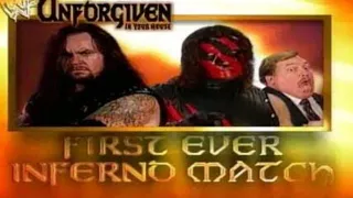 undertaker Vs kane inferno match full highlights