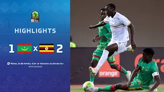 HIGHLIGHTS | Total AFCONU20 2021​ | Round 3 - Group A : Mauritania 1-2 Uganda
