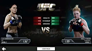 Liz Carmouche vs Holly Holm EA Sports UFC Android Gameplay