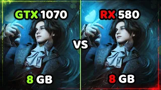 GTX 1070 vs RX 580 - Test in Top Games - in 2023