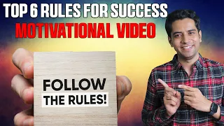 TOP 6 RULES FOR SUCCESS | MOTIVATIONAL VIDEO | LIFE SUCCESS | KAMYAB INSAN KESE BANE #shivammalik