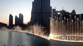 Поющие фонтаны Дубаи Супер видео Singing fountains of Dubai