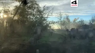 🔥Полное видео прорыва бойцов ВСУ в Херсонской области / HMMWV на фронте Украины