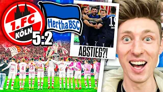 1. FC Köln - Hertha BSC  Berlin 5:2 Highlights & Tore | Bundesliga, 32.Spieltag Stadionvlog