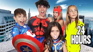 Becoming SUPERHEROS For 24 HOURS! (Nidal Gets Kidnapped!)