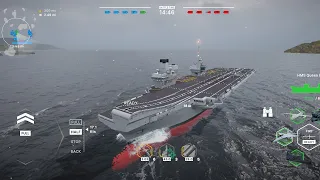 HMS Queen Elizabeth Gameplay - Warships Mobile 2