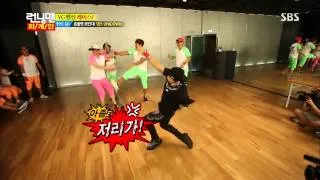 130728  Dance Battle cut FIRE TaeYang,2NE1 and Running Man] @ RunningMan 156