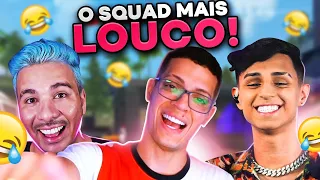 SOU O MELHOR DO MUNDO! RI A PARTIDA INTEIRA COM ESSE SQUAD DE DOIDOS!