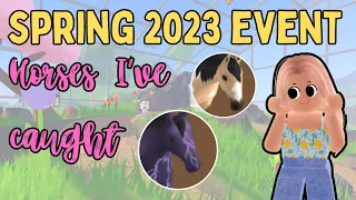 All *SPRING 2023 EVENT HORSES* I’ve Caught! | Wild Horse Islands