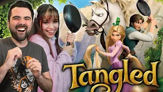 TANGLED IS THE PERFECT DISNEY ANIMATION! Tangled Movie Reaction! I SEE THE LIGHT W/ FLYNN RIDER