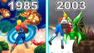 Space Harrier Game Evolution (1985 - 2003)